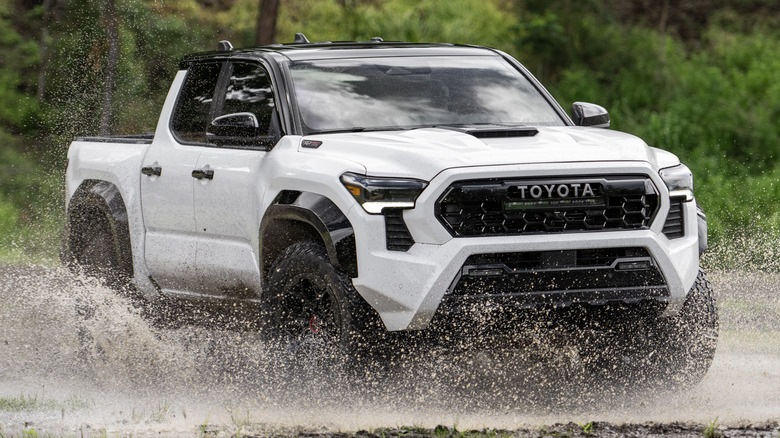 2024 Toyota Tacoma in the mud
