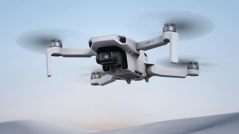 DJI Mini 4K flying