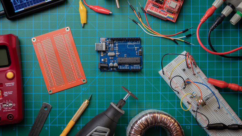 Raspberry Pi among other components