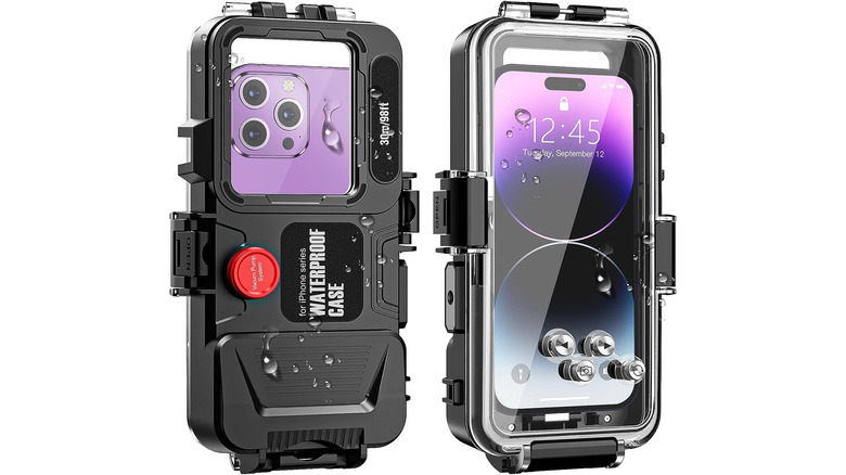 iPhone in Wilbur case