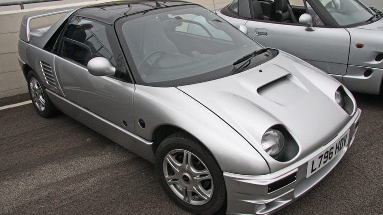 Autozam AZ-1 with British license plate