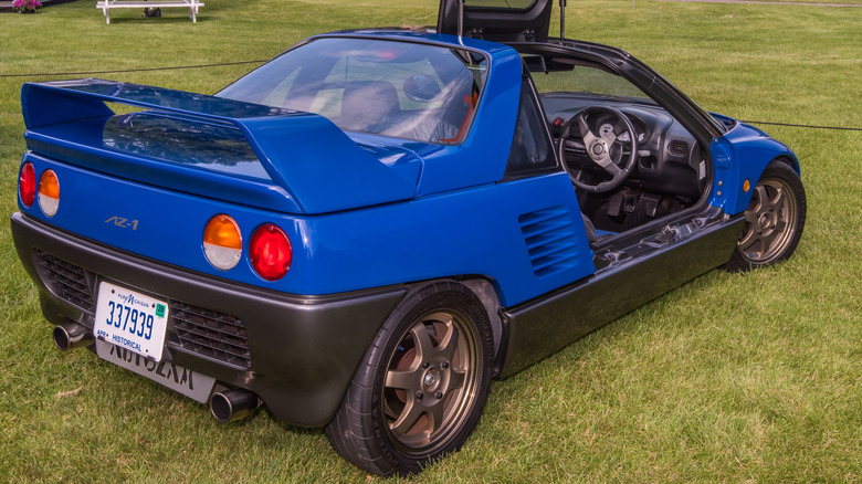 Autozam AZ-1 rear 3/4 view