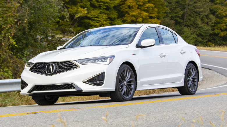 2021 Acura ILX on the road