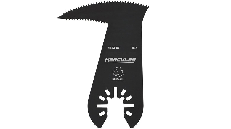 A Hercules Multipurpose Drywall Blade for Oscillating Multitools against a white background