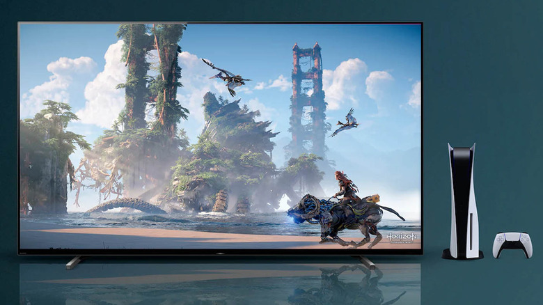 Sony 8K TV with PS5