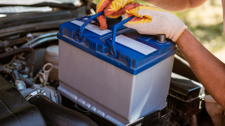 Replacing a car battery