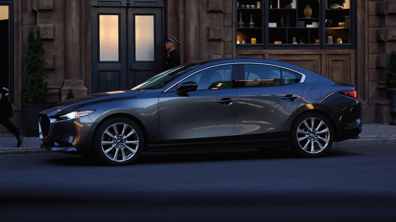 2025 Mazda 3 parked on the street