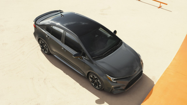 2025 Toyota Corolla from above