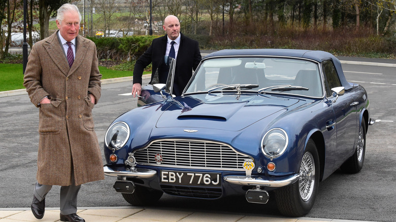 King Charles and his Aston Martin