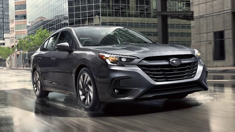 A grey 2025 Subaru Legacy