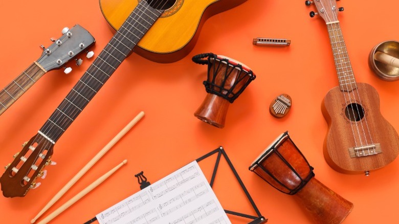 Various musical intruments