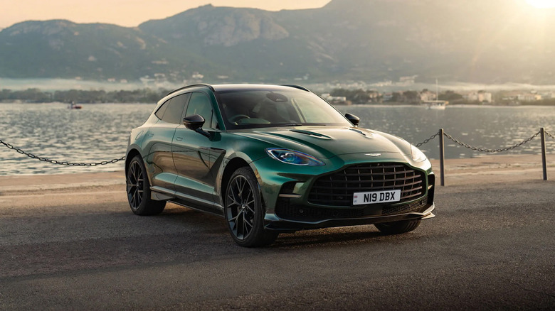 A 2027 Aston Martin DBX707 parked