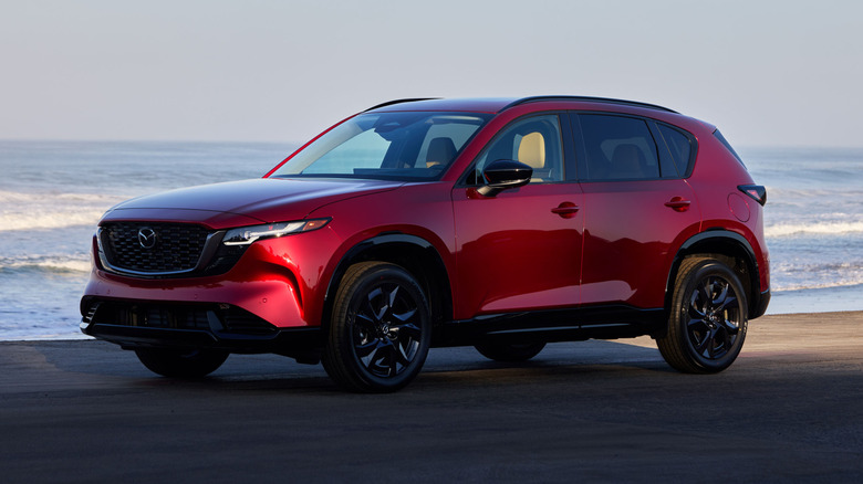 Mazda CX-5 at the beach