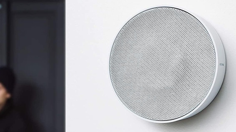 Netatmo siren mounted on wall