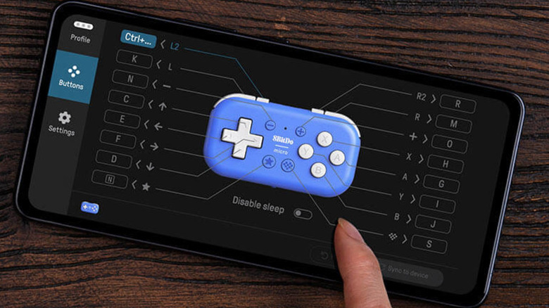 8BitDo Keyboard Mode mapping