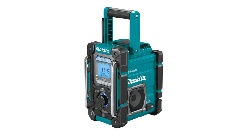 Makita job site charger and radio