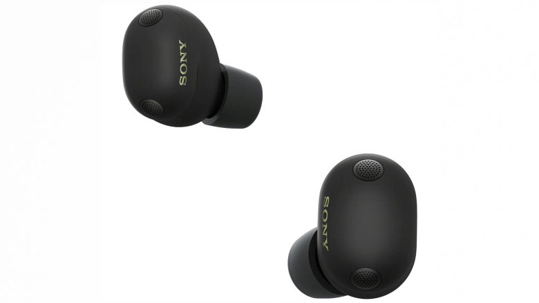 Sony wireless WF-1000XM6 earbuds  against a white background