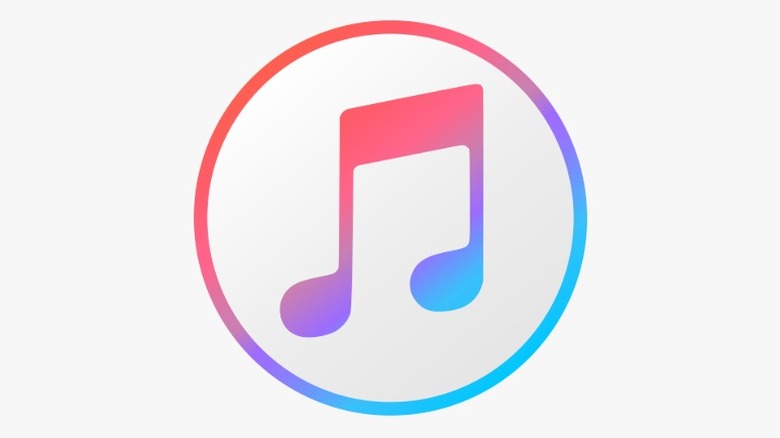 The iTunes logo