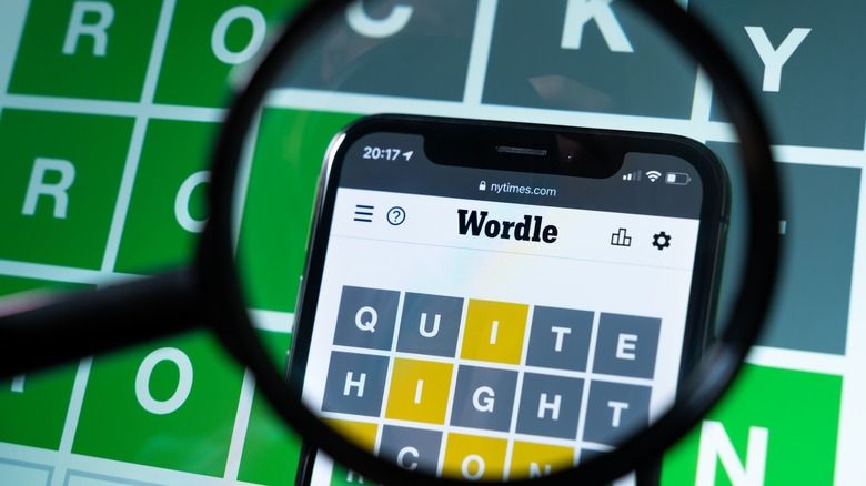 Wordle magnifying glass