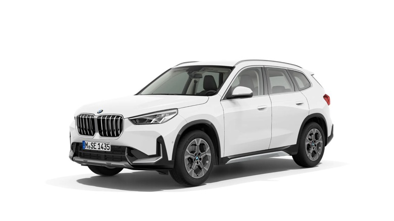 BMW X1 diesel-powered SUV on display