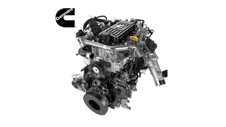 Cummins diesel engine with logo