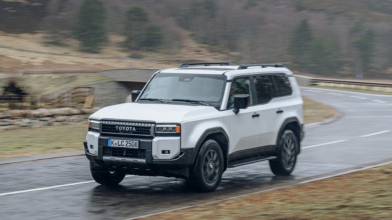 Toyota Land Cruiser on road