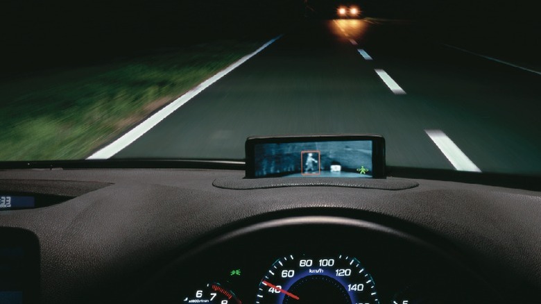 Honda intelligent night vision head up display