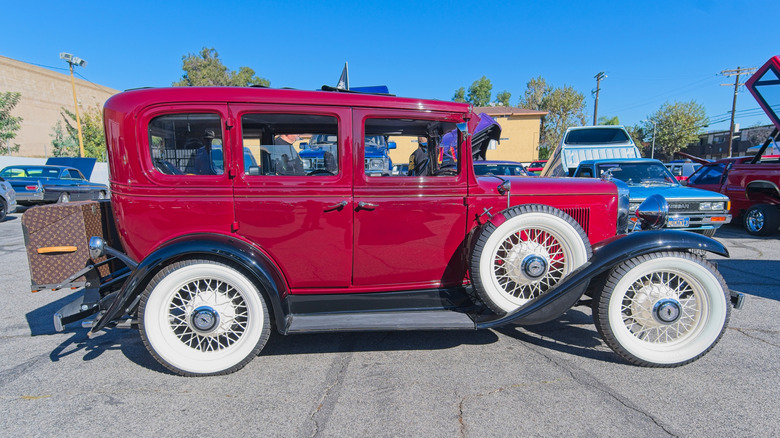 Restored Chevrolet Series AE Independence at a car meet