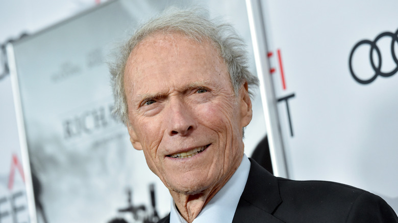 Clint Eastwood at a social engagement.