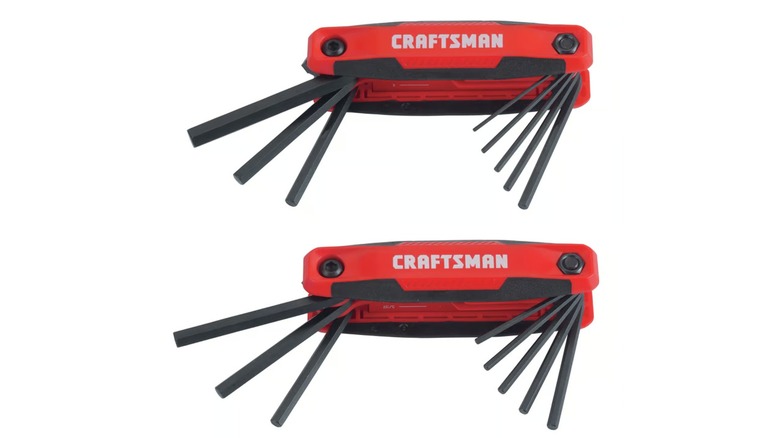 Craftsman Metric and SAE Fold-Up Hex Key Set (2-Piece)