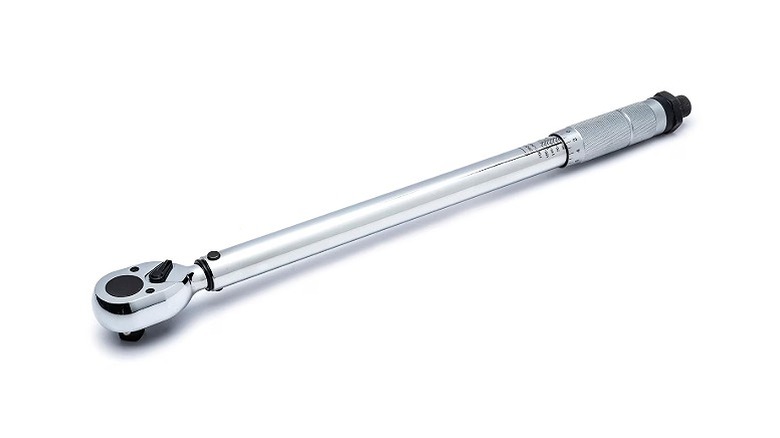 Steel torque wrench