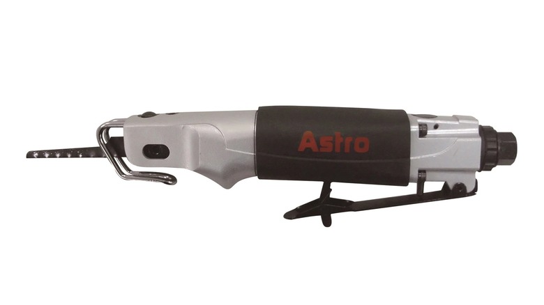 Astro Pneumatic air saw on white background