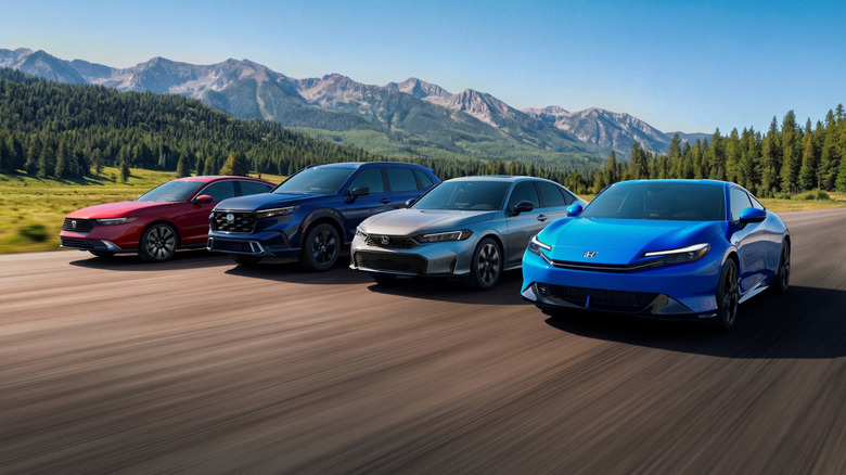 Honda's 2026 lineup of Hybrid cars
