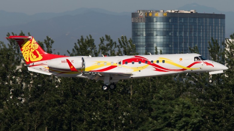 Jackie Chan's Embraer Legacy 650