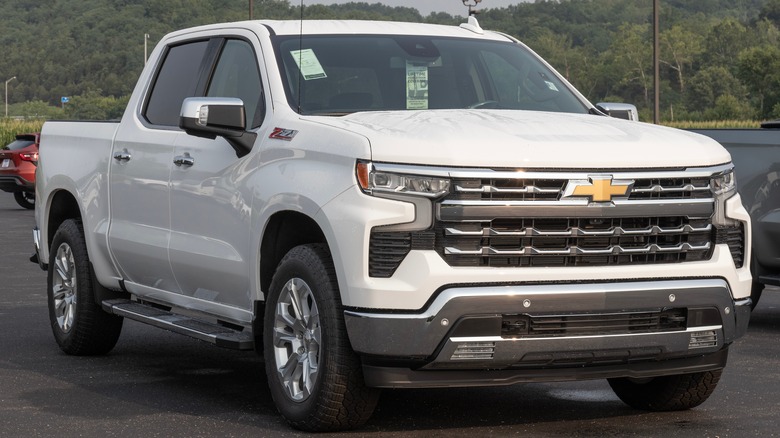 A Chevy Silverado 1500 parked