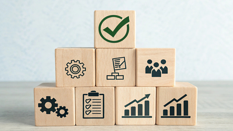 building blocks representing methodology