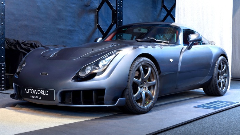 TVR Sagaris on display