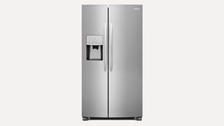 A side-by-side Frigidaire refrigerator
