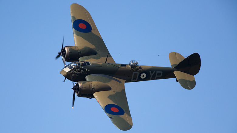 Bristol Blenheim in flight