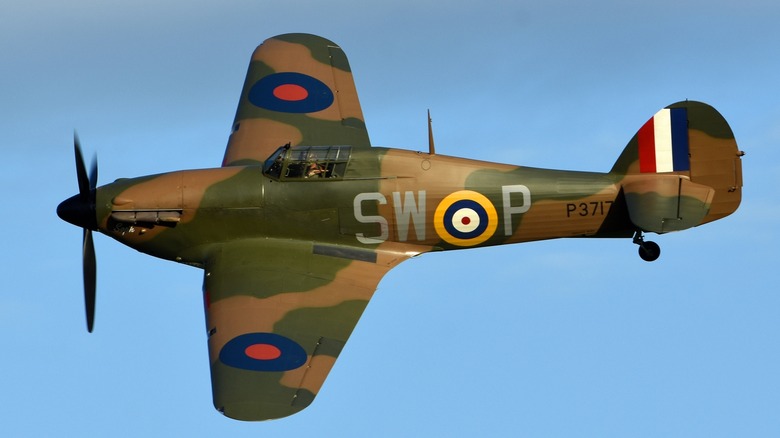 Hawker Hurricane in flight