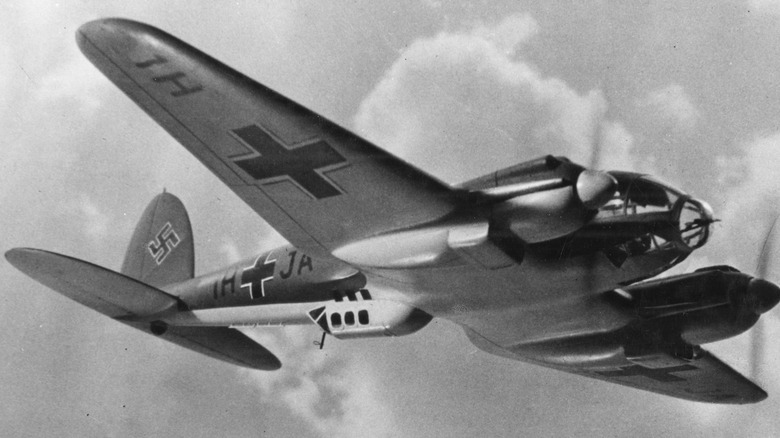 Heinkel He 111in flight