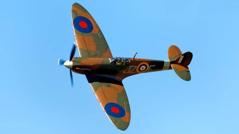 Supermarine Spitfire in flight