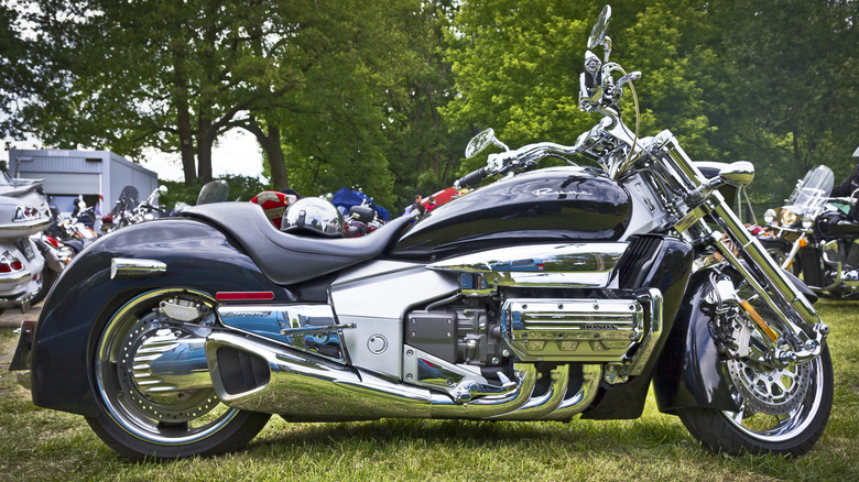 Honda Valkyrie Rune at car show