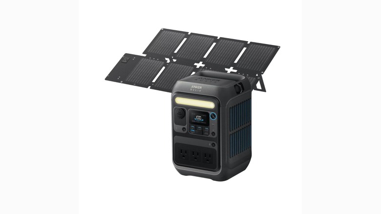 Anker c300x mini power station and portable solar setup