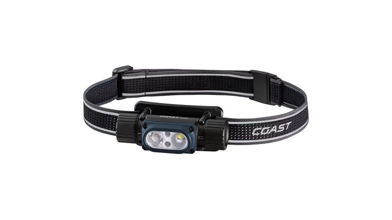 Coast headlamp on white background