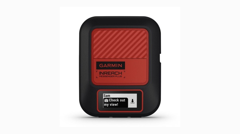 iNreach satellite communicator on white background