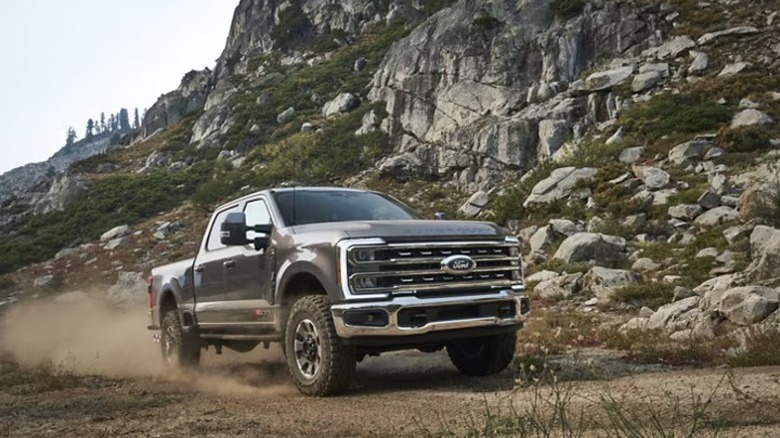 A Ford Super Duty F-250 tremor