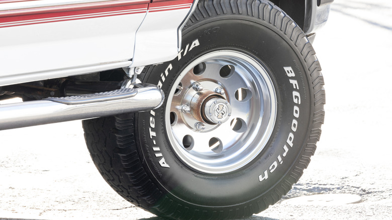 BFGoodrich tire in use