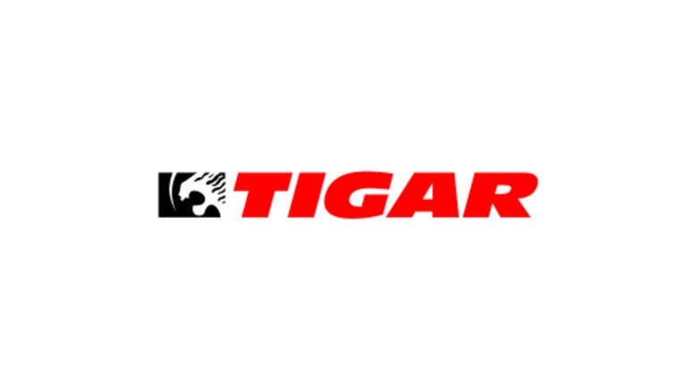 Tigar logo on display