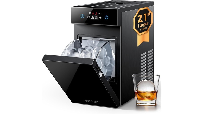 Stock photo of a ball-shaped ice maker